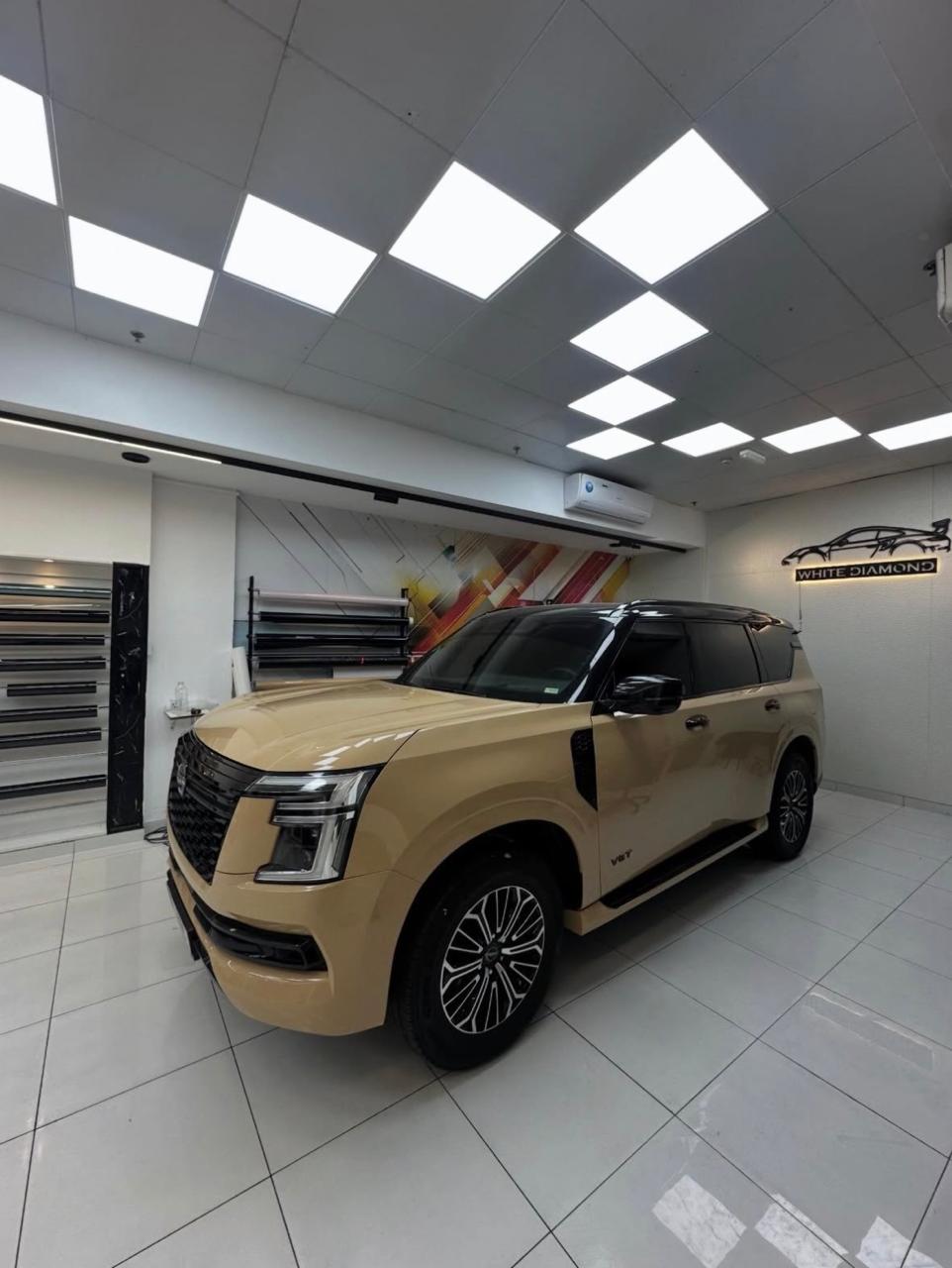 Nissan Patrol with custom finish at White Diamond
